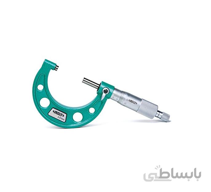 میکرومتر ساده اینسایز مدل 3203-50 با محدوده اندازه گیری 25 تا 50 میلیمتر ا 25-50mm insize micrometer