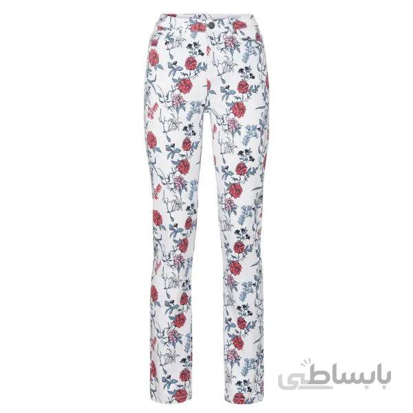 شلوار زنانه گل دار اسمارا