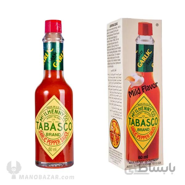 سس سیر و فلفل تاباسکو Tabasco : حجم 60 میلی لیتر