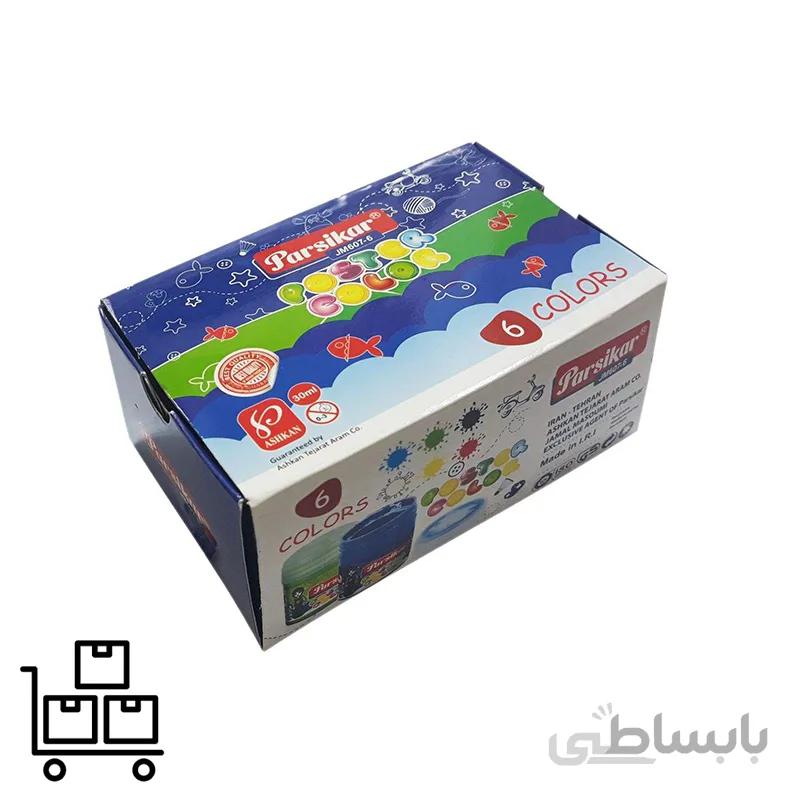 گواش 6 رنگ پارسیکار مدل JM607-6