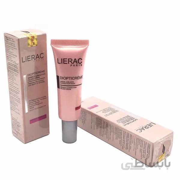 کرم دور چشم لیراک سری Diopticream مدل Wrinkle Repair حجم 30 میلی لیتر Lierac Diopticream Wrinkle Repair Eye Cream 30ml