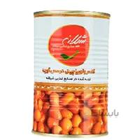 کنسرو لوبيا در سس گوجه کليددار 380گرمي شيلانه