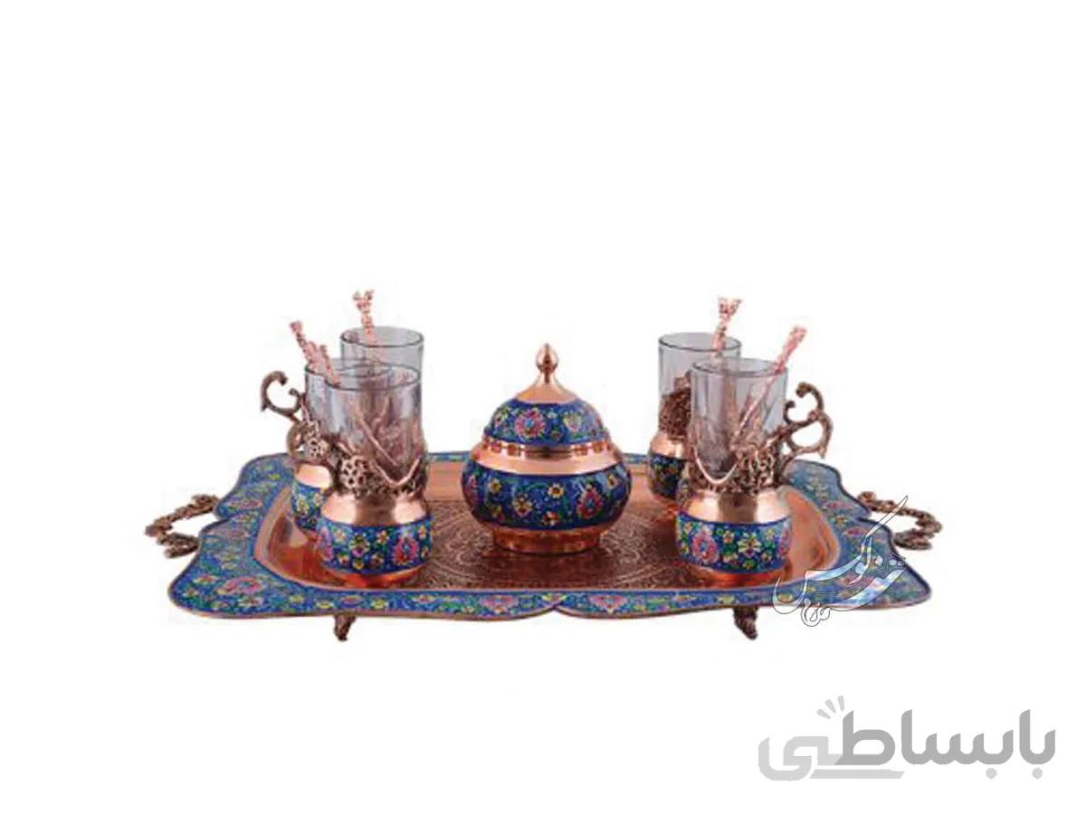 سرویس چای خوری مس و پرداز