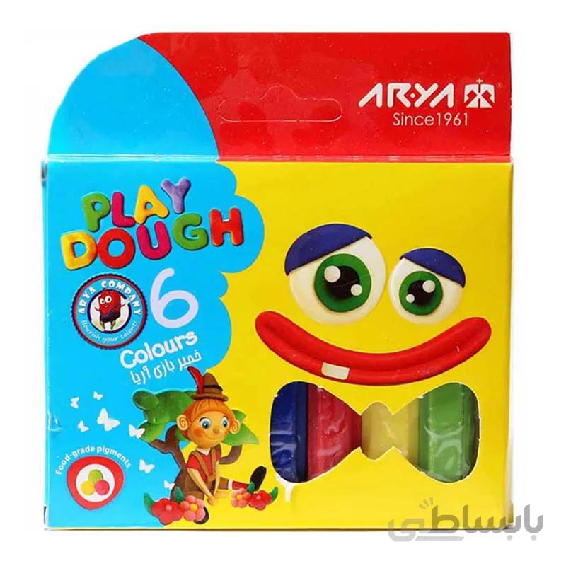خمیربازی ۶ رنگ آریا مدل ۱۰۵۷