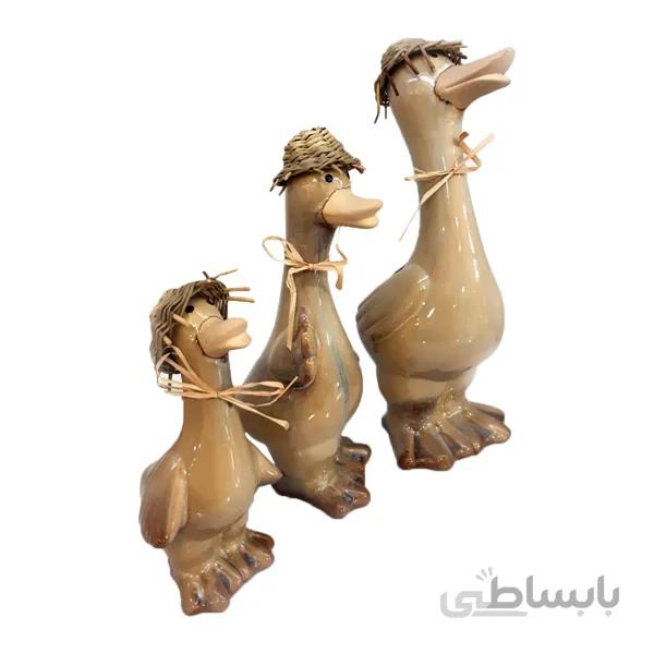 مجسمه مدل اردک مزرعه مجموعه سه عددی