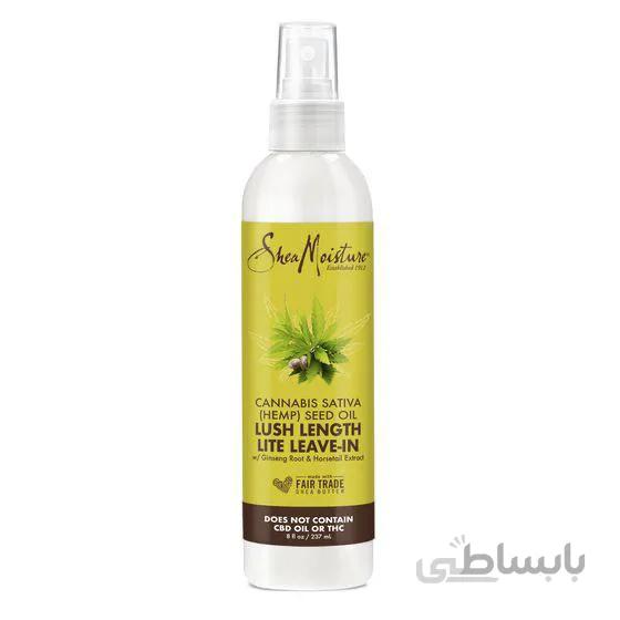 اسپری روغن شاهدانه بعد حمام شیمویسچرز ا SheaMoisture cannabis sativa hemp seed oil lush length lite leave