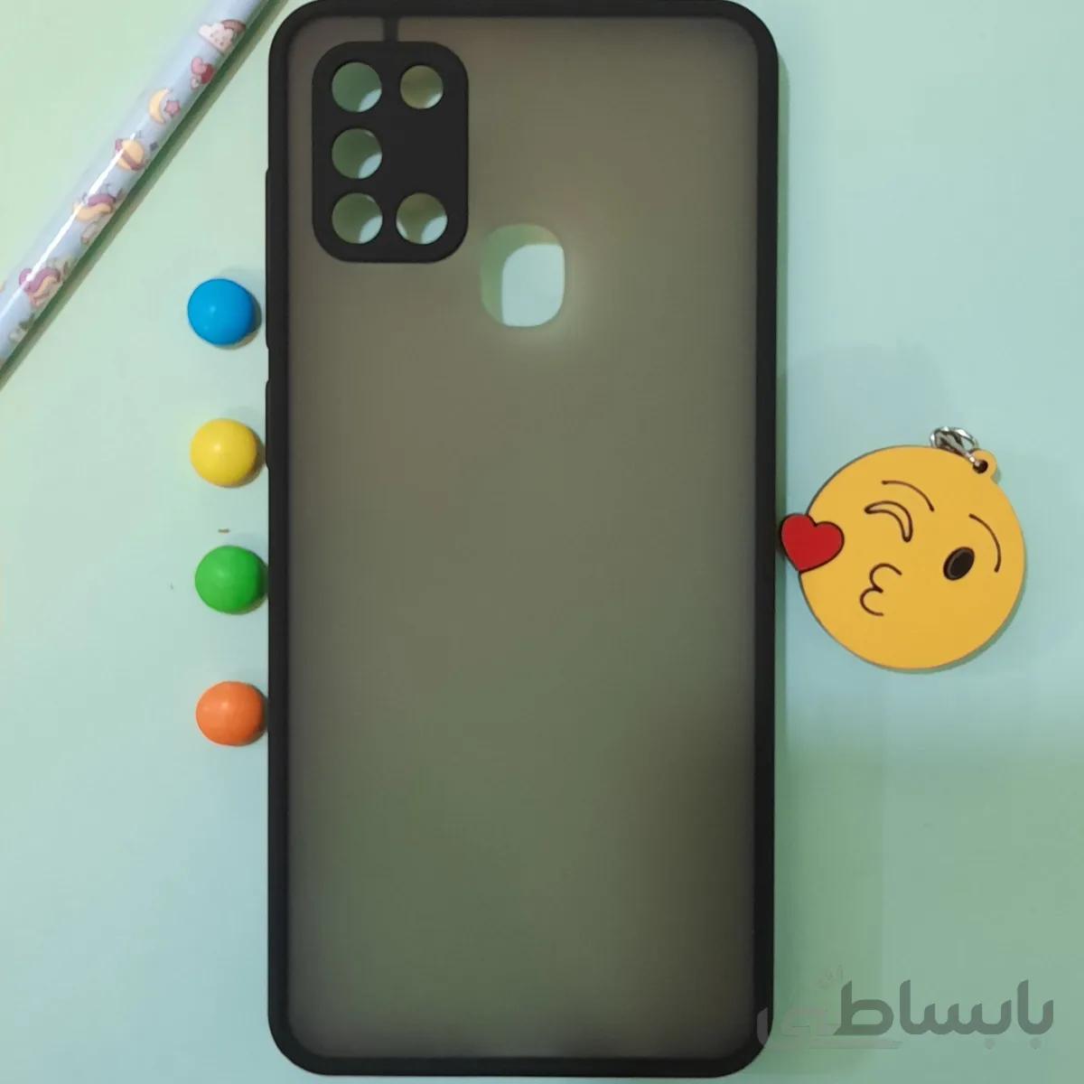 قاب گوشی A21S سامسونگ طرح مات محافظ لنز دار کد 17