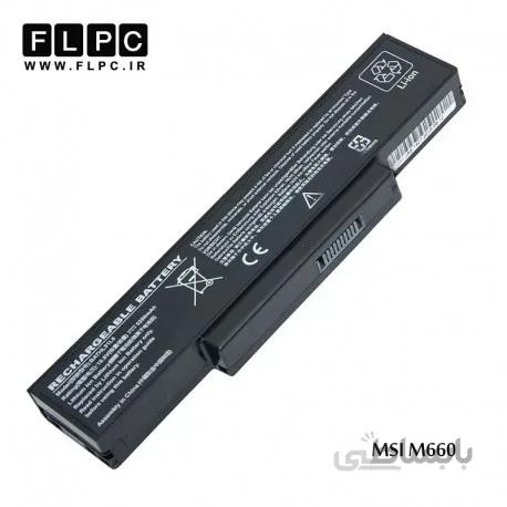 باطری لپ تاپ ام اس آی M660 مشکی MSI MEGABOOK M660 Laptop Battery - 6cell
