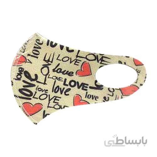 ماسک لیزری غواصی بچگانه طرح love کد 004 ا Children Mask Code004
