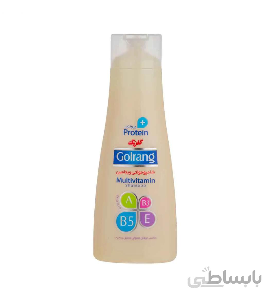 شامپو موی گلرنگ سری Plus Protein مدل Oily Hair مقدار 400 گرم ا Golrang Plus Protein Oily Hair Shampoo 400g