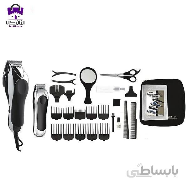 ماشین اصلاح سر و صورت وال مدل Deluxe Chrome Pro ا WAHL Deluxe Chrome Pro Multi Cut Clipper and Cordless Mini Clipper