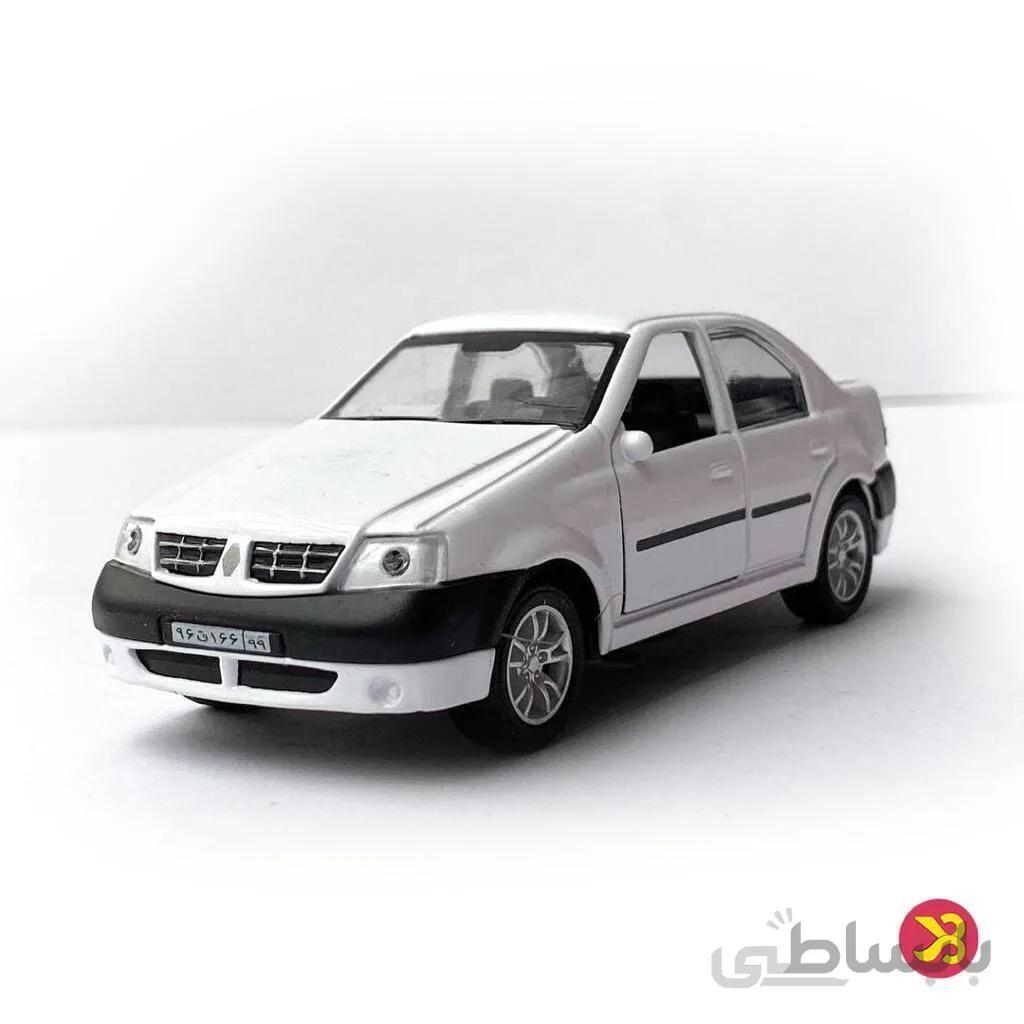 ماشین فلزی تندر 90 سفید
