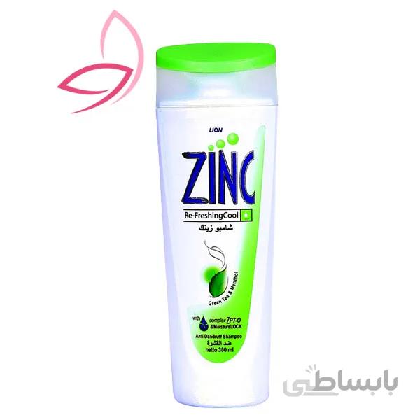 شامپو زینک خنک کننده سبز مدل Re-Freshing Cool حجم ۳۰۰ میلی لیتر