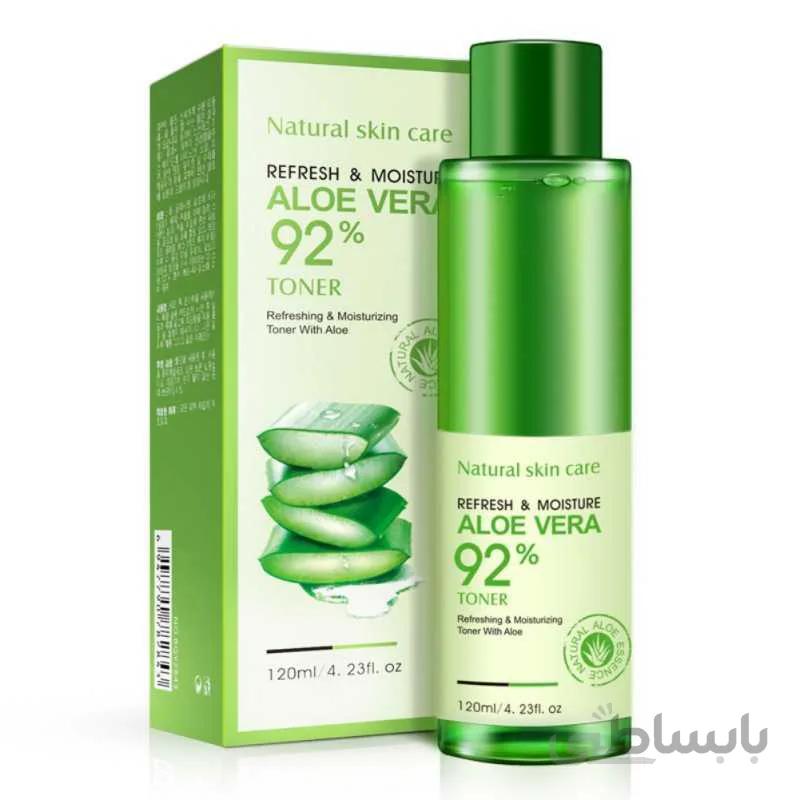 تونر پوست صورت الوئه ورا بیواکوا - Aloe Vera 92% Tone BIOAQUA