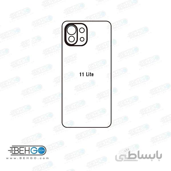 برچسب پشت گوشی شیائومی Xiaomi Mi 11 Lite