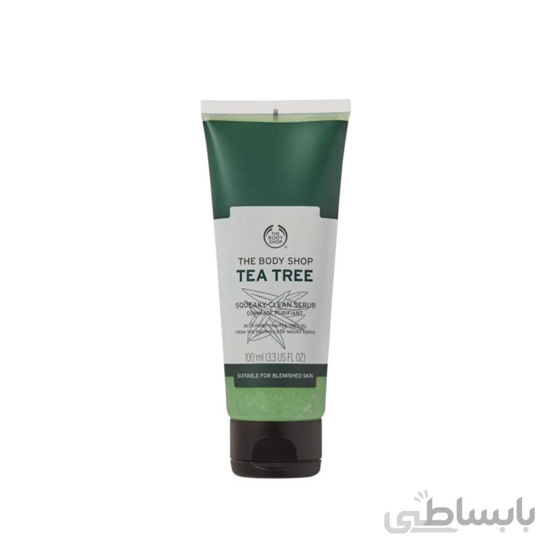 اسکراب صورت حاوی روغن درخت چای The Body Shop
