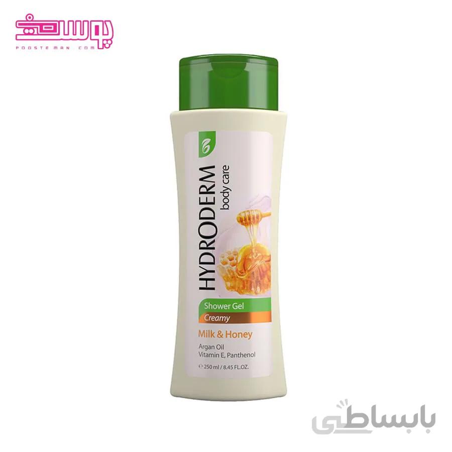 شامپو بدن شیر و عسل هیدرودرم حجم 250ml