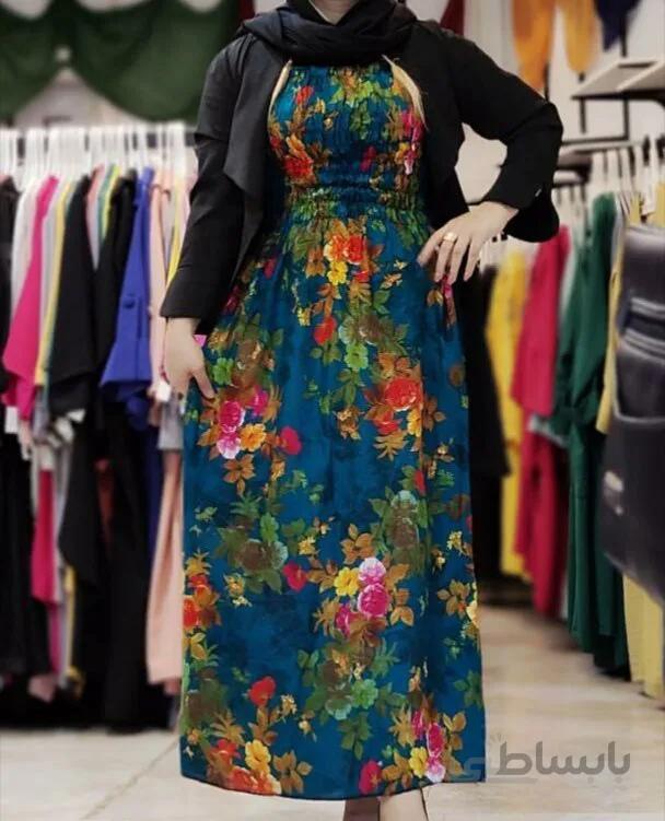 ساحلی نخی بلند گلدار و ساده کد 283
