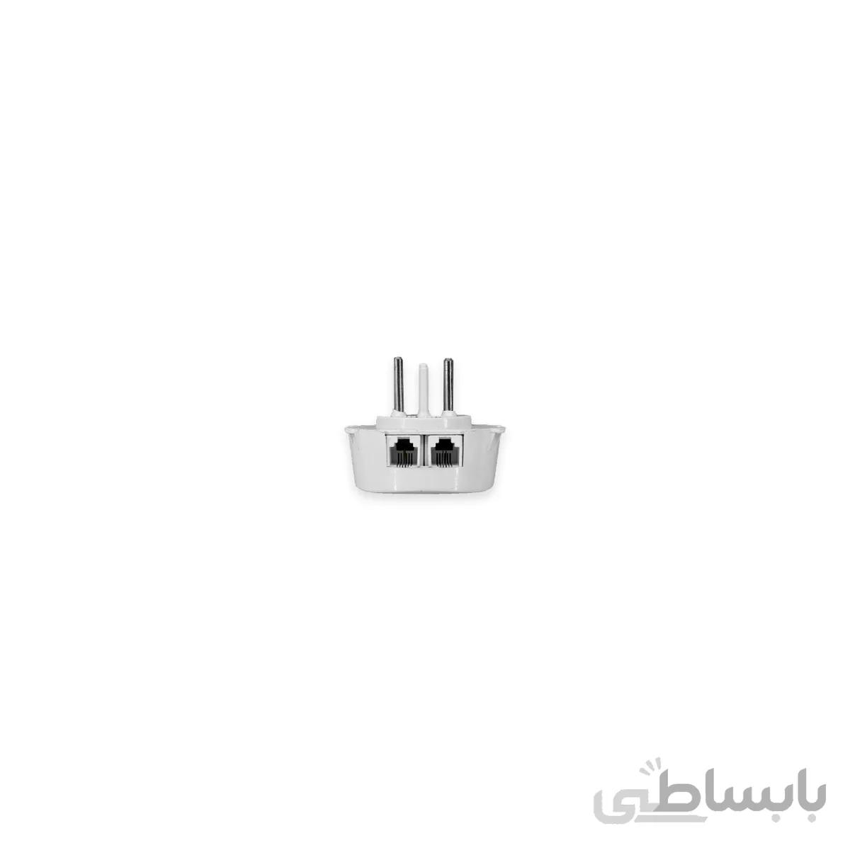 سه شاخه تلفن دو سوکت دار نور noor