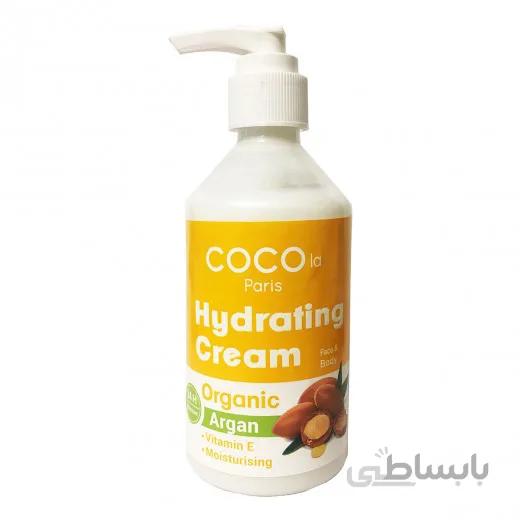 کرم آبرسان کوکولا حاوی روغن آرگان حجم 250 میلی لیتر