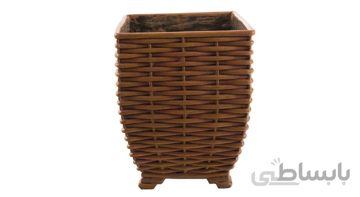 گلدان طرح حصیر مدل DF2520
