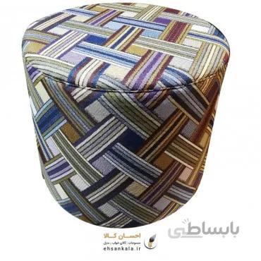 پاف سنتی دستدوز طرح حصیری