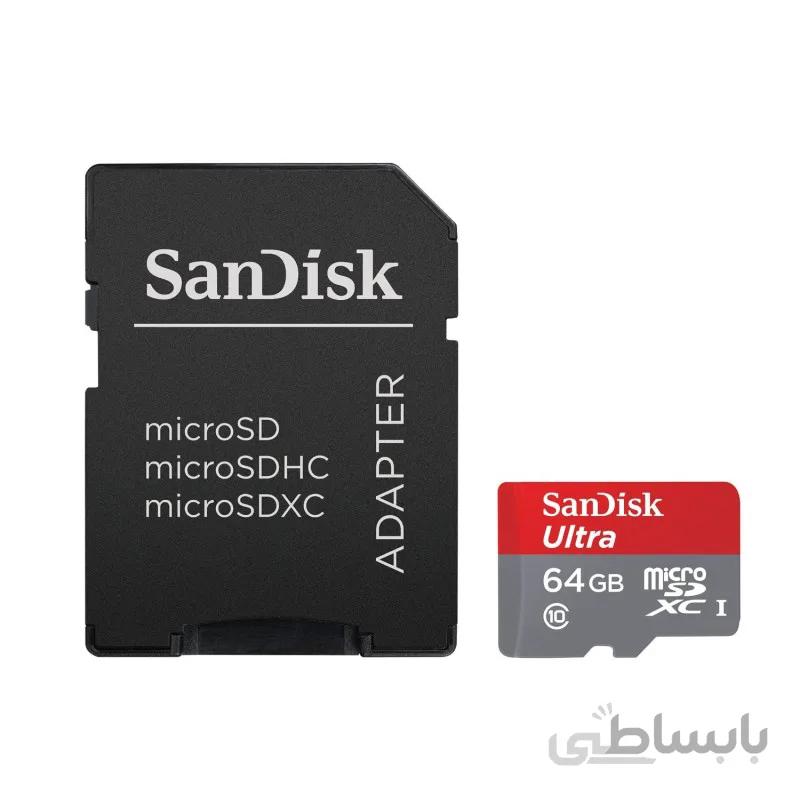 مموری میکرو 64 گیگابایت SanDisk 64GB Class10