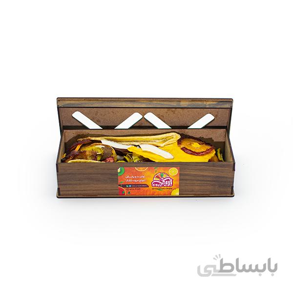 جعبه چوبی مستطیل کوچک 200 گرمی
