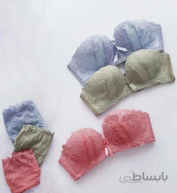 ست شورت سوتین اسفنجی فانتزی 1746