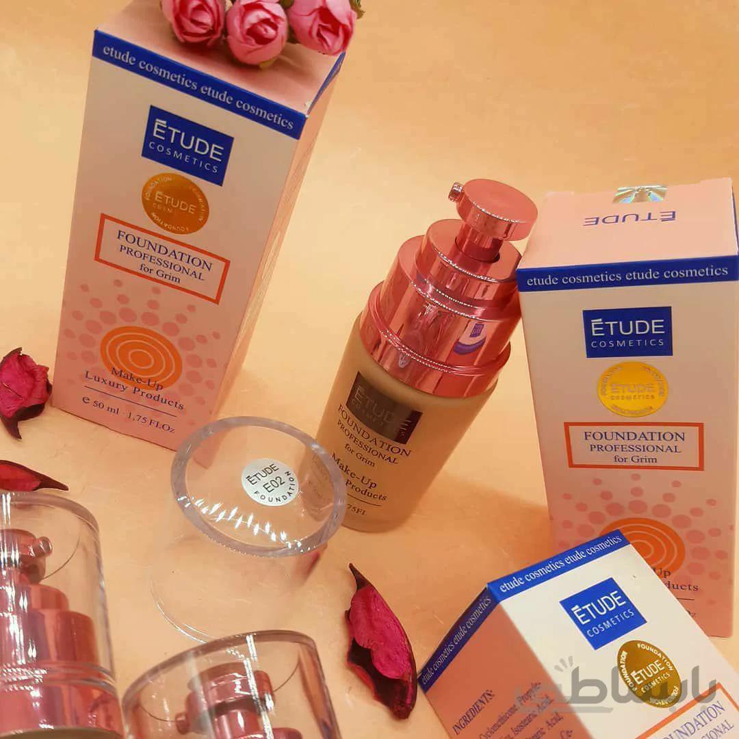 کرم پودر اتود شماره E02 مدل LUXURY PRODUCTS