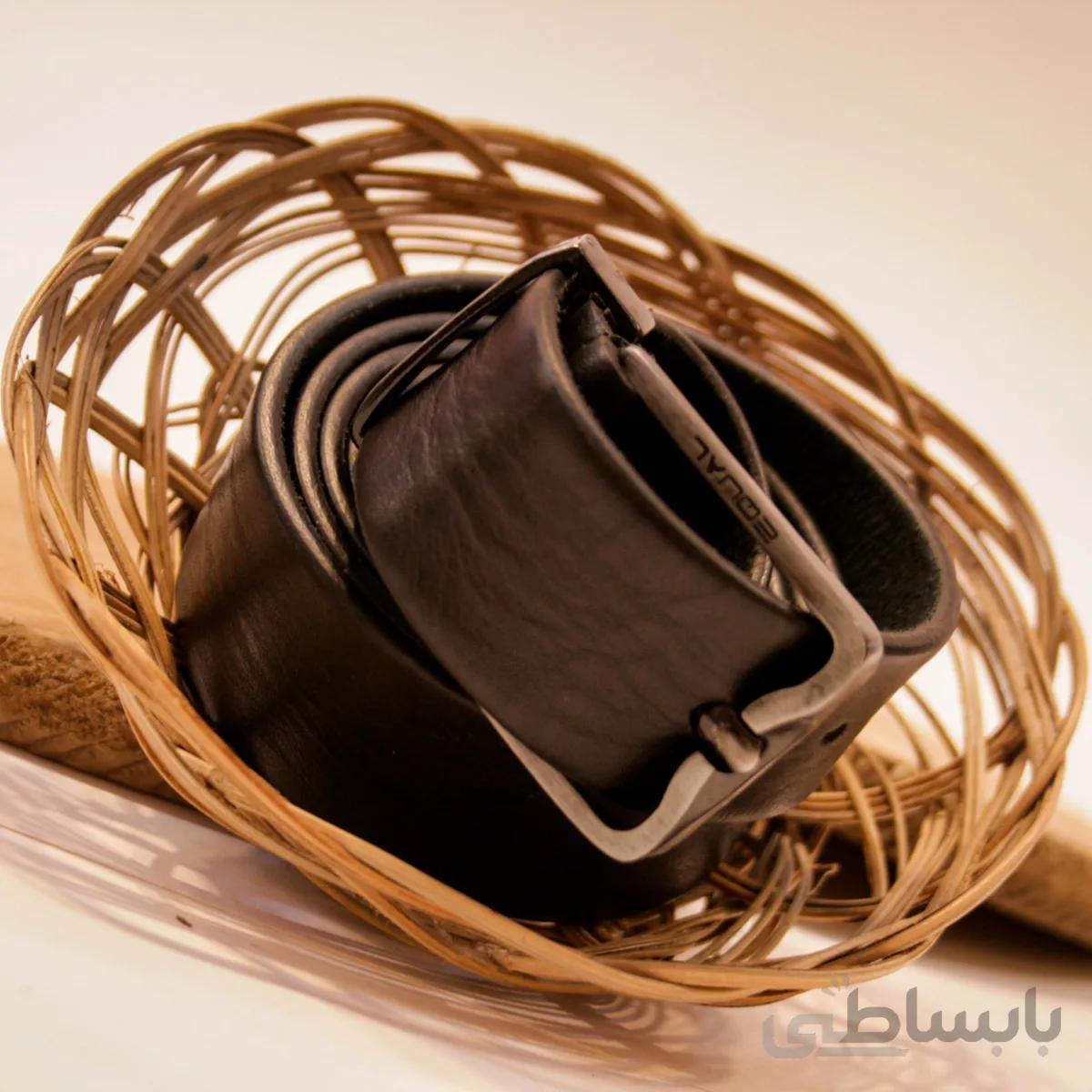 کمربند مردانه ی چرم اکوآل (EQUAL) کد 222