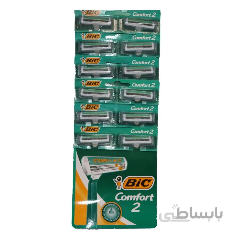 خودتراش دولبه صابوندار کامفورت بیک ورق 24 تایی