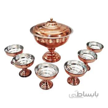 ست آجیل خوری مسی 7 پارچه توت کالا tootkala 1775