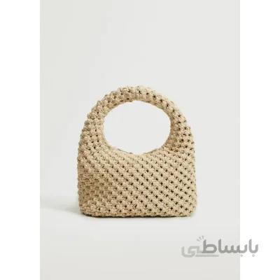 کیف دستی زنانه مانگو مدل بافتنی