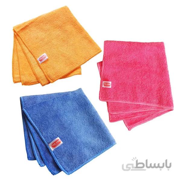 دستمال میکروفایبر ضدخش mfl210 خودرو 3 عددی