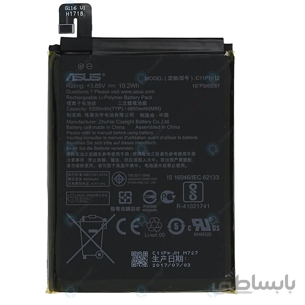 باتری ایسوس Asus Zenfone 3 Zoom ZE553KL مدل C11P1612 ا battery Asus Zenfone 3 Zoom ZE553KL model C11P1612