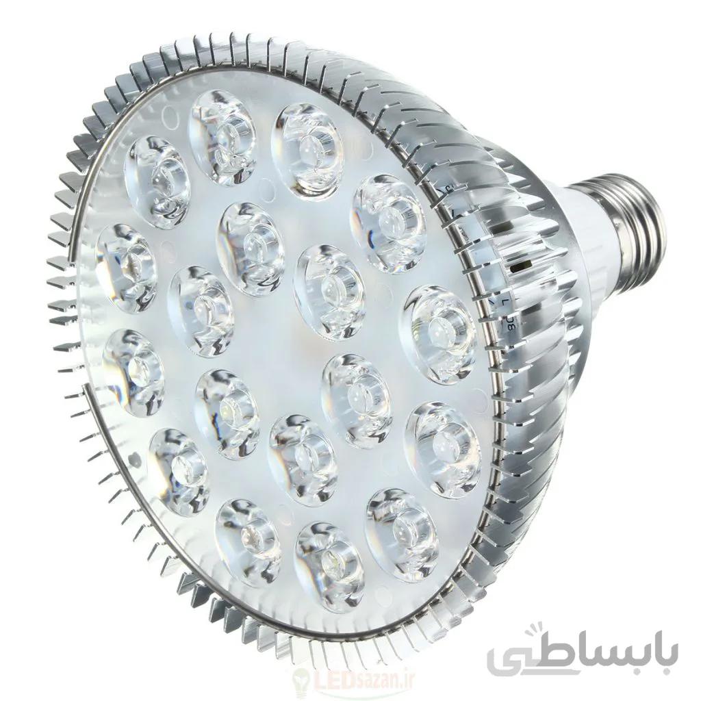 لامپ رشد گیاه ۱۸ وات ~ ۵۴wl مدل لنز دار فول اسپکتروم