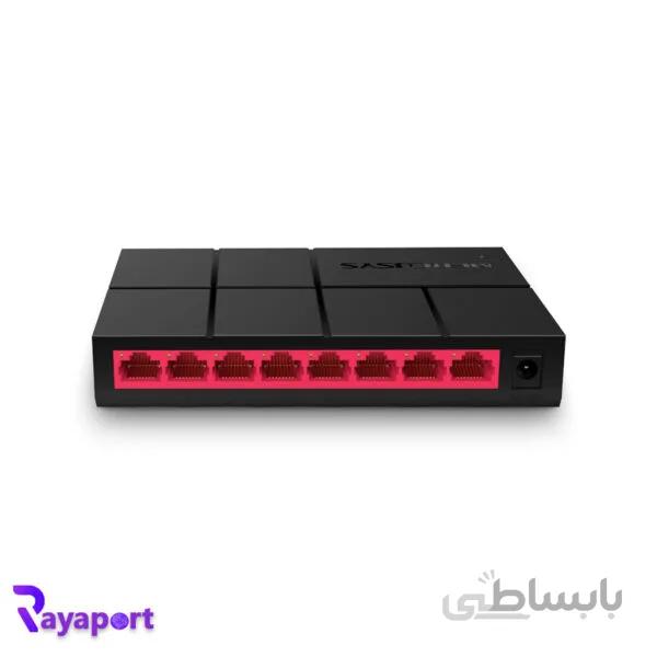 سوییچ ۸ پورت ۱۰/۱۰۰/۱۰۰۰ دسکتاپ مرکوسیس مدل MS108G