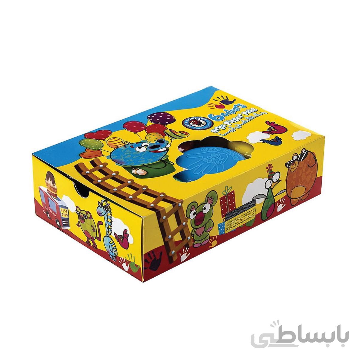 رنگ انگشتی 6 رنگ آریا