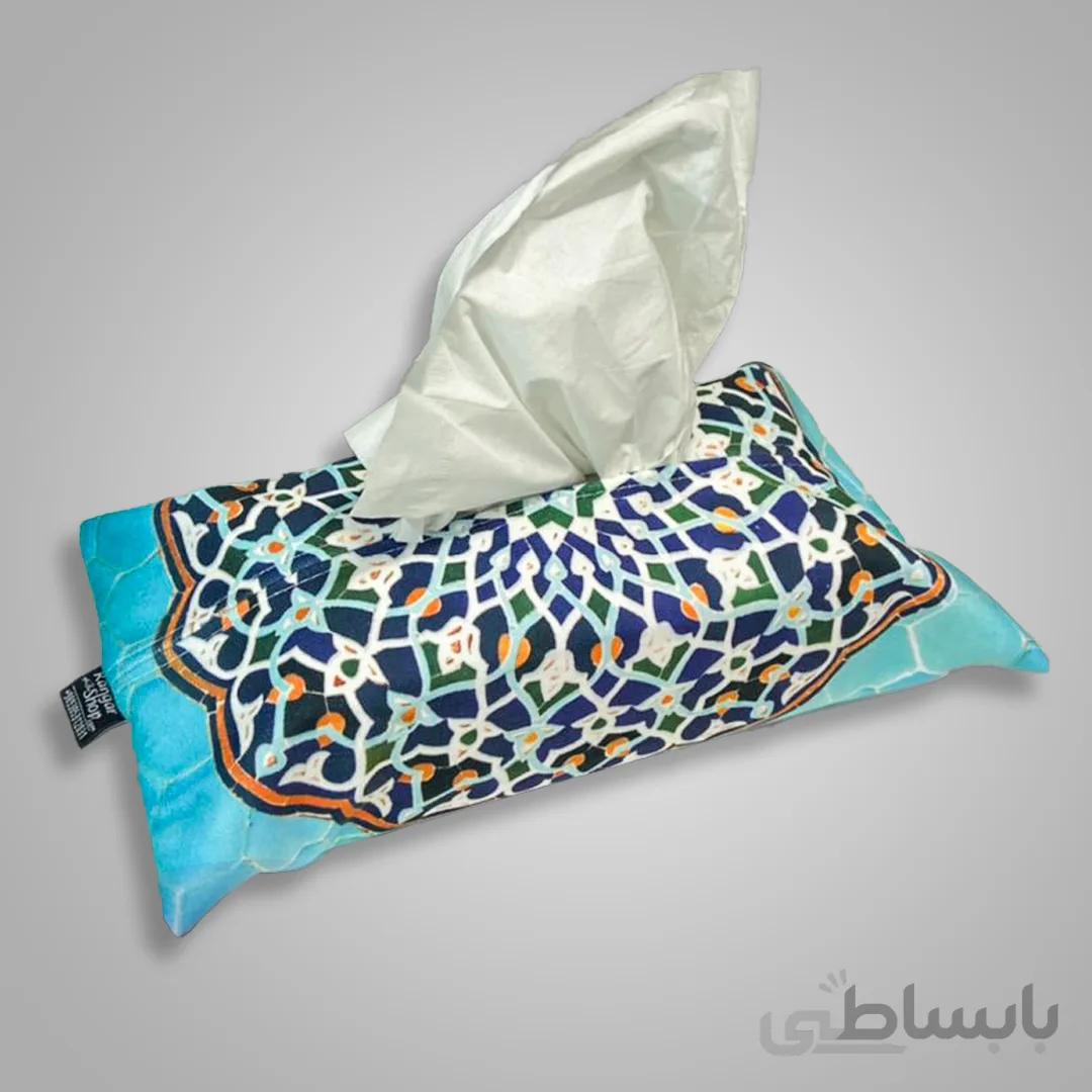 جادستمال کاغذی مخمل طرح سنتی مدل JT19