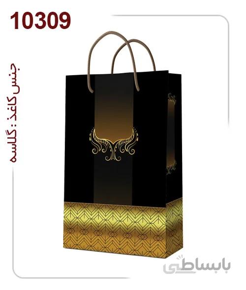 ساکدستی فانتزی شیک با کاغذ گلاسه کد10309