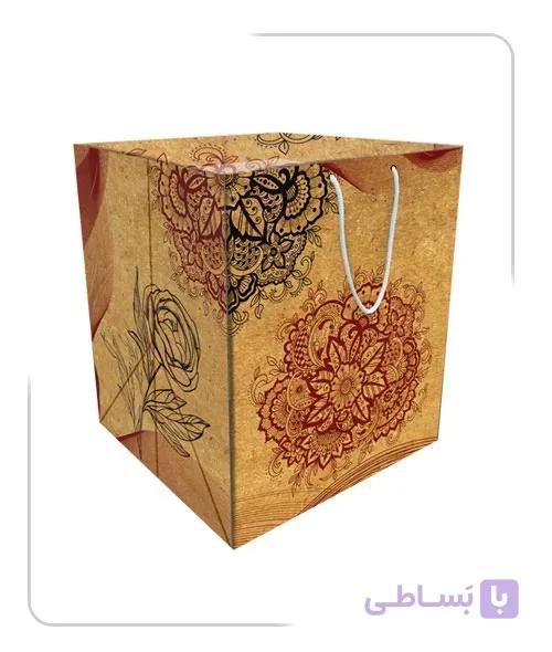 ساکدستی فانتزی با کاغذ کرافت کد 1-10260