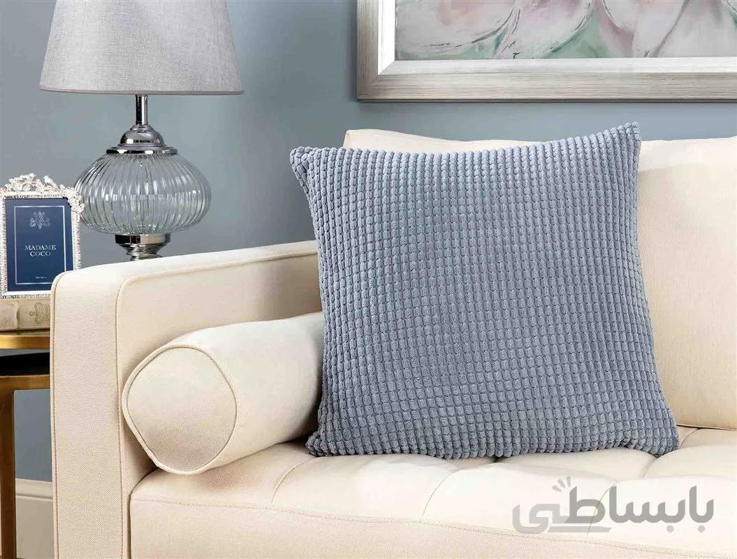 کوسن مدل Corn Indigo سایز 50 × 50 سانتی متر مادام کوکو
