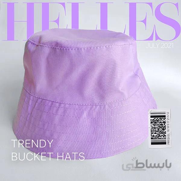 کلاه باکت هت بنفش ا ‌Bucket hat