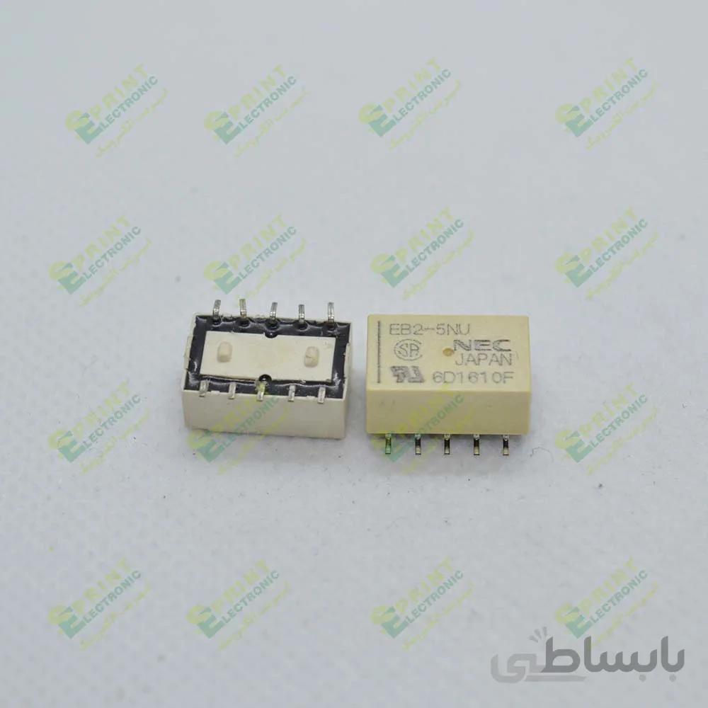 رله 5 ولت SMD مخابراتی 10 پایه 1 آمپرNEC EB2-5NU