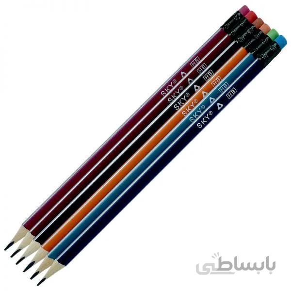مداد مشکی مثلثی HB اسکای کد S-800 ا Sky S-800 HB Black Pencil