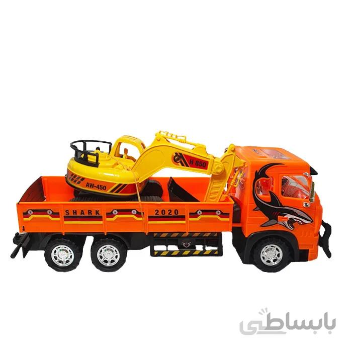 کامیون حمل بیل مکانیکی
