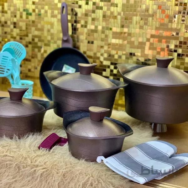سرویس قابلمه ۱۹ پارچه گرانیتی(AKDENIZ) کد 590405