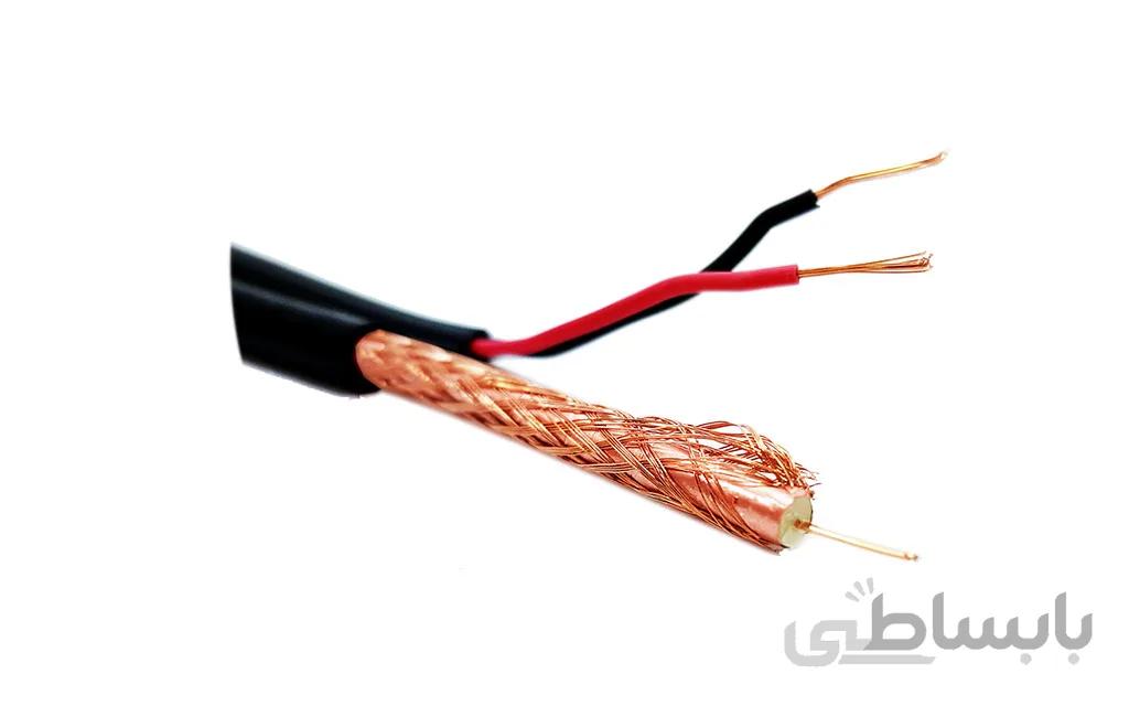 ترکیبی 7دهم بلدن 96 رشته برق 22*2مشکی 305 متری ا A combination of 7 tenths of 96 electric strings 22 * 2 Baladen 305 meters black