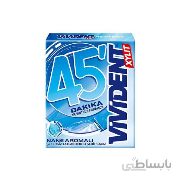 آدامس نعناعی 45 دقیقه ویویدنت سری استورمینگ بسته 12 عددی